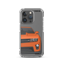 Load image into Gallery viewer, Inferno Orange 5th Gen Camaro ZL1 - iPhone Case