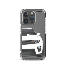 Load image into Gallery viewer, White 5th Gen Camaro ZL1 - iPhone Case