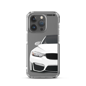 White BMW F80 - iPhone Case