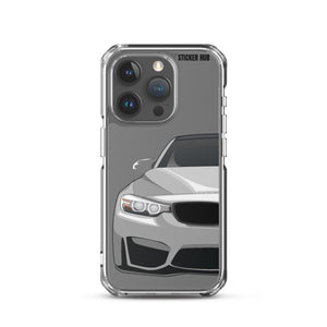 Silver BMW F80 - iPhone Case