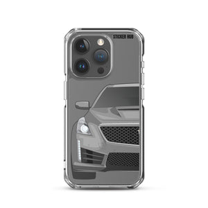 Silver Cadillac CTS-V - iPhone Case