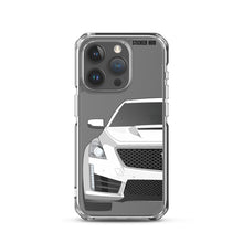 Load image into Gallery viewer, White Cadillac CTS-V - iPhone Case