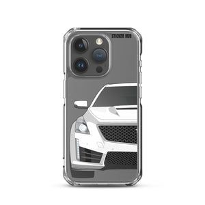 White Cadillac CTS-V - iPhone Case