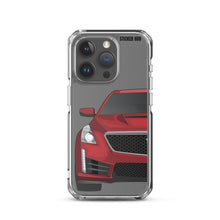 Load image into Gallery viewer, Red Cadillac CTS-V - iPhone Case