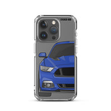 Load image into Gallery viewer, Deep Impact Blue 15-17 Mustang 5.0 - iPhone Case