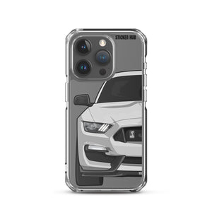 Silver Mustang GT350 - iPhone Case