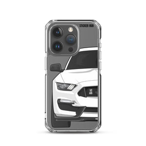 White Mustang GT350 - iPhone Case