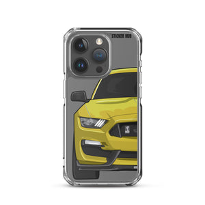 Yellow Mustang GT350 - iPhone Case