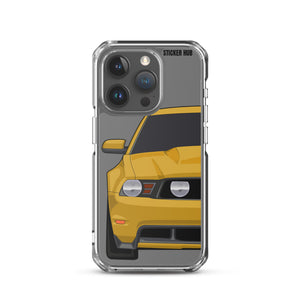 Yellow 11-12 Mustang 5.0 - iPhone Case