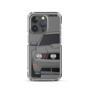 Gray 11-12 Mustang 5.0 - iPhone Case