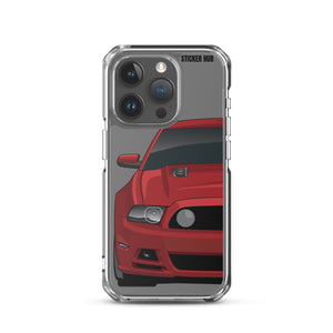 Ruby Red 13-14 Mustang 5.0 - iPhone Case