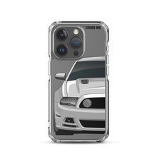 Load image into Gallery viewer, Silver 13-14 Mustang 5.0 - iPhone Case