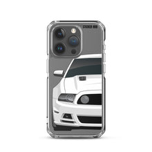 Load image into Gallery viewer, White 13-14 Mustang 5.0 - iPhone Case