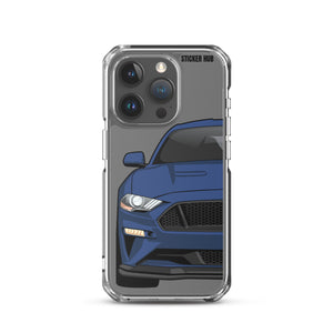 Kona Blue 18-21 Mustang 5.0 - iPhone Case