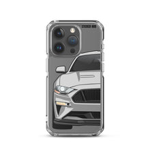 Load image into Gallery viewer, Silver 18-21 Mustang 5.0 - iPhone Case