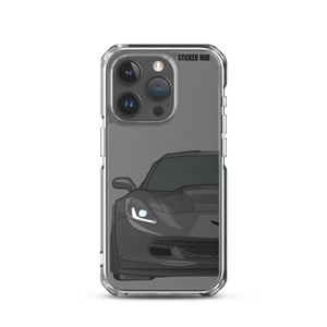 Black C7 Corvette Z06 - iPhone Case