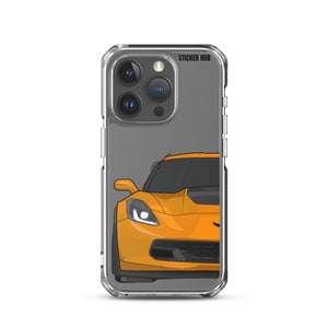 Sebring Orange C7 Corvette Z06 - iPhone Case