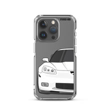 Load image into Gallery viewer, White C6 Corvette Z06 - iPhone Case