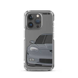 Cyber Gray C6 Corvette Z06 - iPhone Case