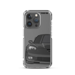 Black C6 Corvette Z06 - iPhone Case