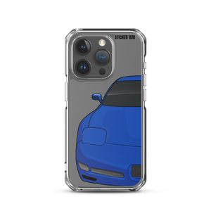 Electron Blue C5 Corvette Z06iPhone Case