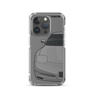 Pewter Gray C5 Corvette Z06 - iPhone Case