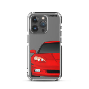 Victory Red C6 Corvette - iPhone Case