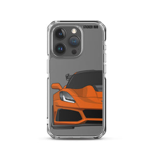 Orange C7 Corvette Zr1 - iPhone Case