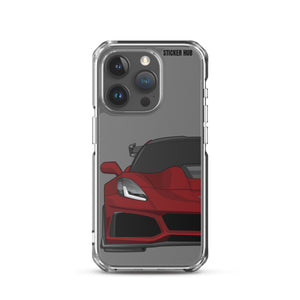 Long Beach Red C7 Corvette Zr1 - iPhone Case