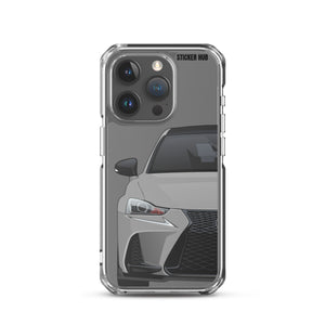 Silver Lexus IS300 - iPhone Case