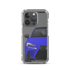 Ultrasonic Blue Lexus IS300 - iPhone Case