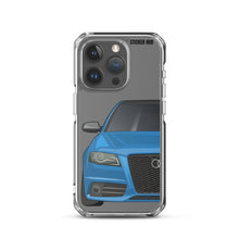 Load image into Gallery viewer, Sprint Blue B8 Audi S4 - iPhone Case