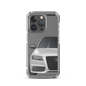 Silver B8 Audi S4 - iPhone Case