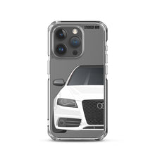 Load image into Gallery viewer, White B8 Audi S4 - iPhone Case