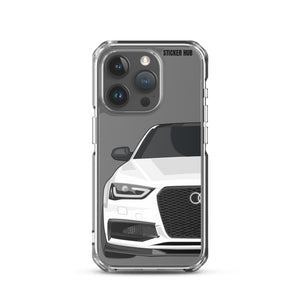 White B8.5 Audi S4 - iPhone Case