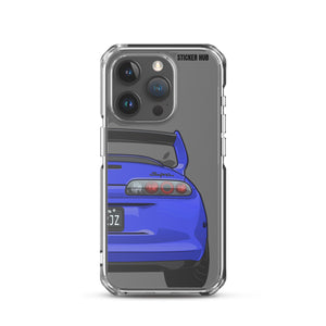 Blue Toyota Supra - iPhone Case