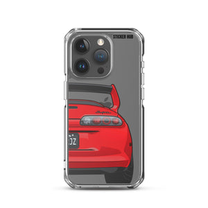 Red Toyota Supra - iPhone Case