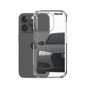 Gray B9 Audi S4 "Facelift" - iPhone Case