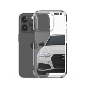 Silver B9 Audi S4 "Facelift" - iPhone Case