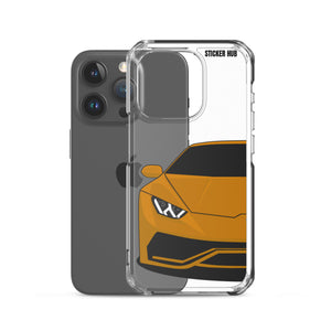 Orange Lamborghini Huracan - iPhone Case