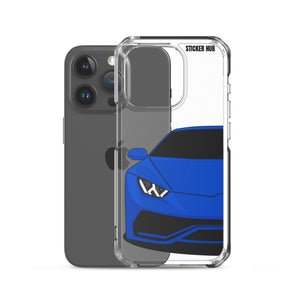 Dark Blue Lamborghini Huracan - iPhone Case