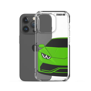 Green Lamborghini Huracan - iPhone Case