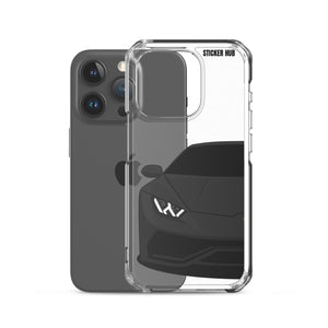 Black Lamborghini Huracan - iPhone Case