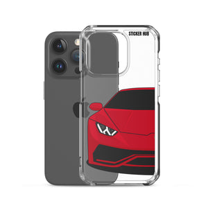 Red Lamborghini Huracan - iPhone Case