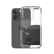 Load image into Gallery viewer, Black Lamborghini Aventadoor - iPhone Case