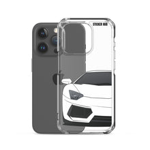 Load image into Gallery viewer, White Lamborghini Aventadoor - iPhone Case