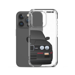 Black BMW E30 - iPhone Case