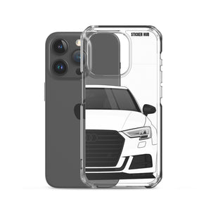 White B9 Audi S3 - iPhone Case