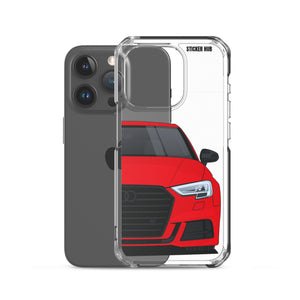 Tango Red B9 Audi S3 - iPhone Case