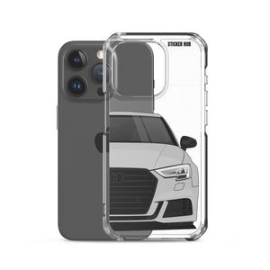 Silver B9 Audi S3 - iPhone Case